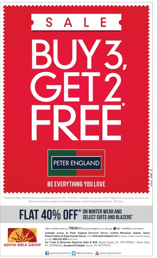 Peter England Sale / Mumbai, New Delhi, Bangalore SaleRaja