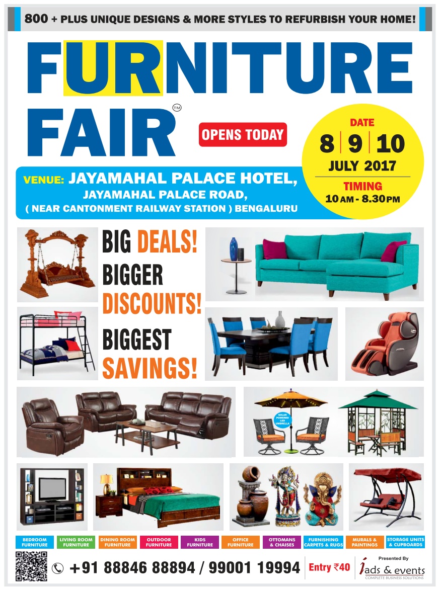 Furniture Fair 2017 Sale / Bangalore SaleRaja