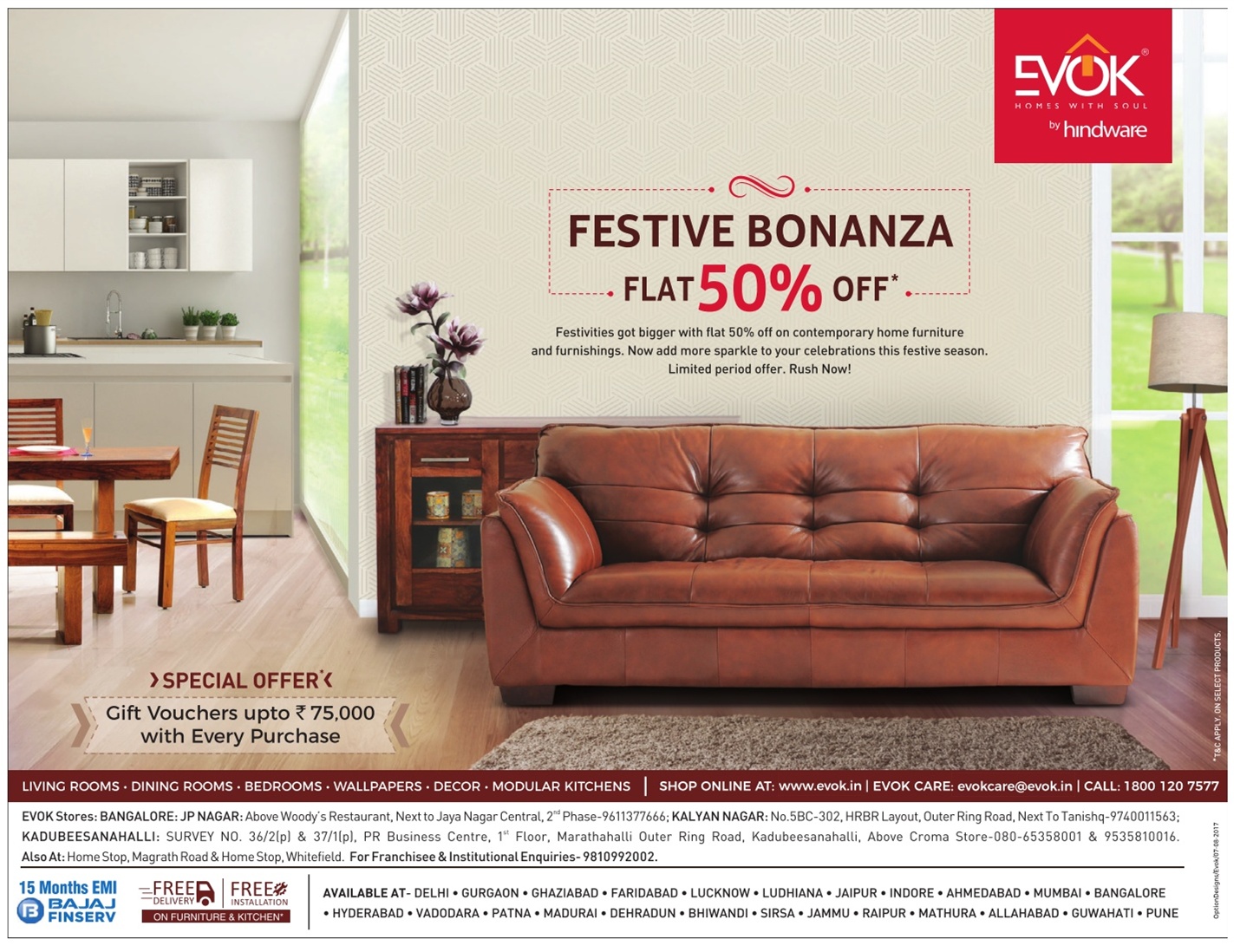 EVOK Furniture Sale / Bangalore SaleRaja