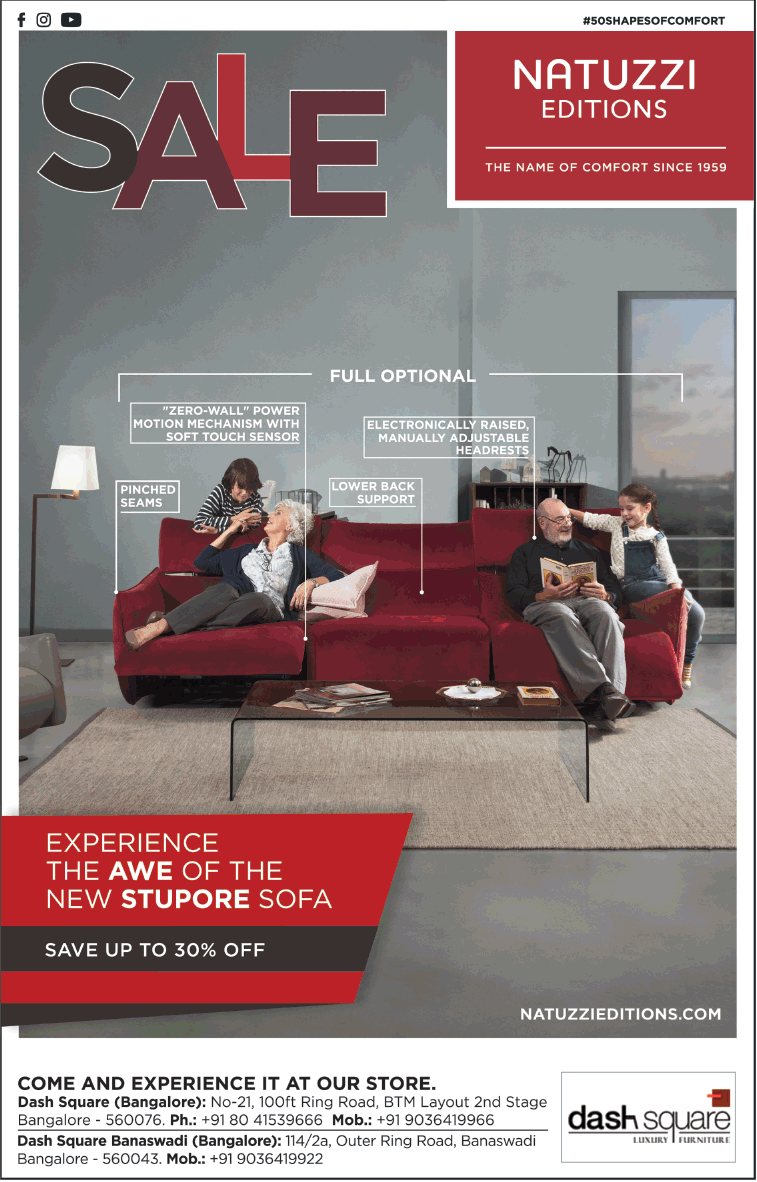 Dash Square Furniture Sale / Bangalore SaleRaja