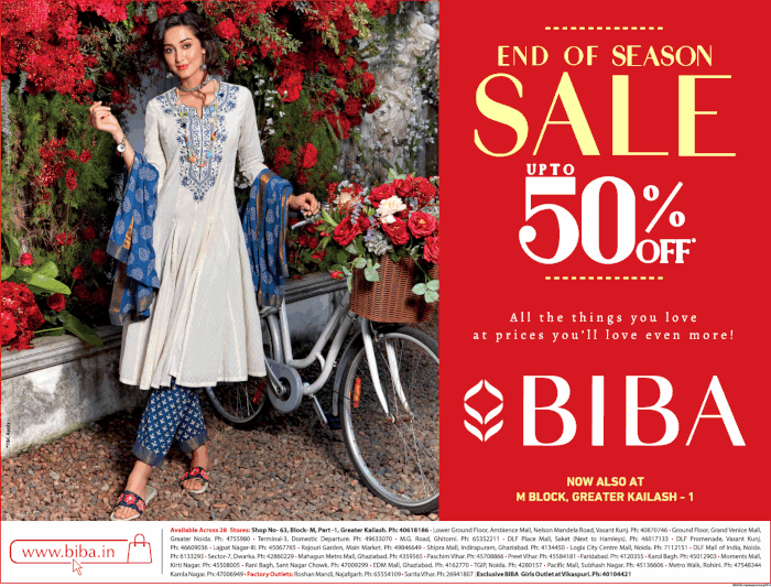 Biba Sale / New Delhi SaleRaja