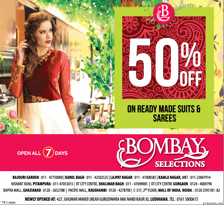Bombay Selections SALE / New Delhi SaleRaja