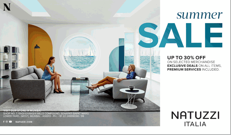 Natuzzi Italia Sale / Mumbai SaleRaja