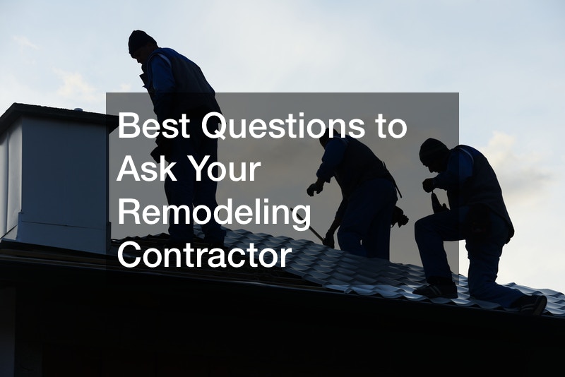 Best Questions to Ask Your Remodeling Contractor Sales