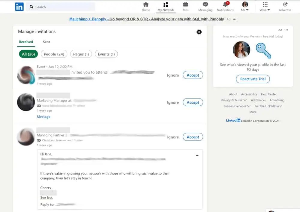 How to Message Someone if Not Connected on LinkedIn?