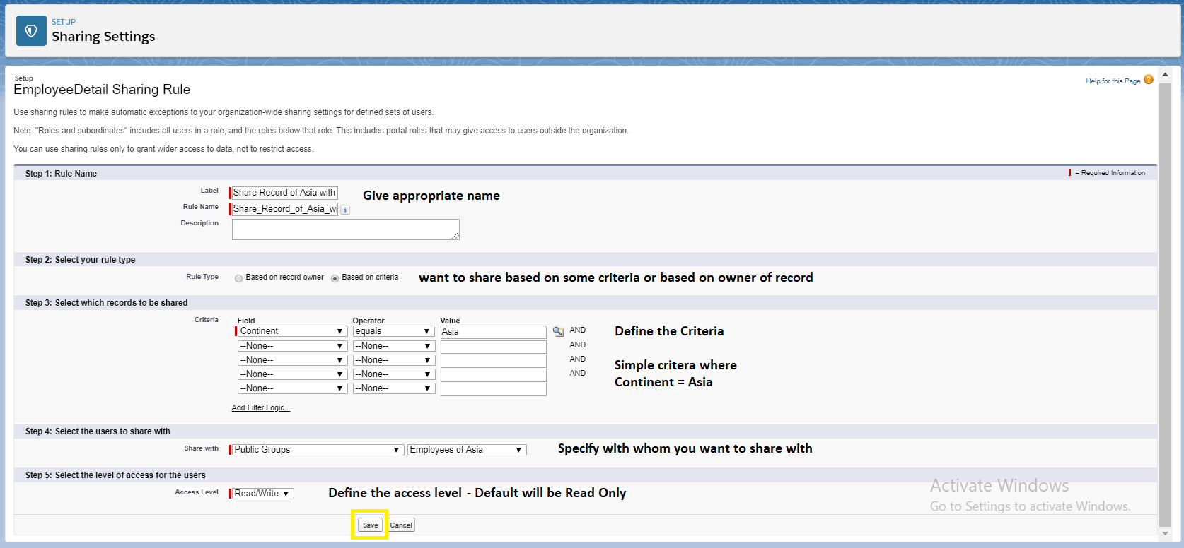Sharing Rules in Salesforce Akhil Kulkarni