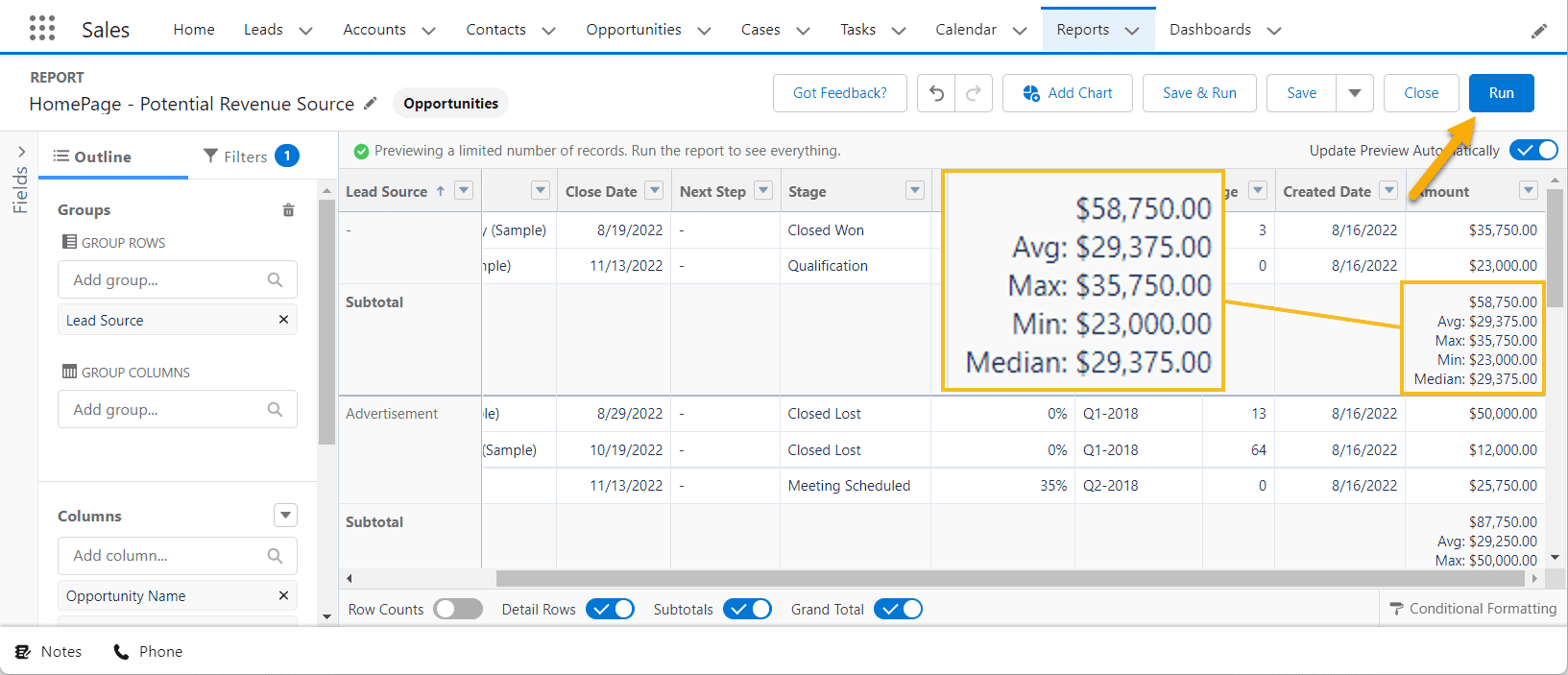 How to create report in salesforce tutorial] SalesForce FAQs