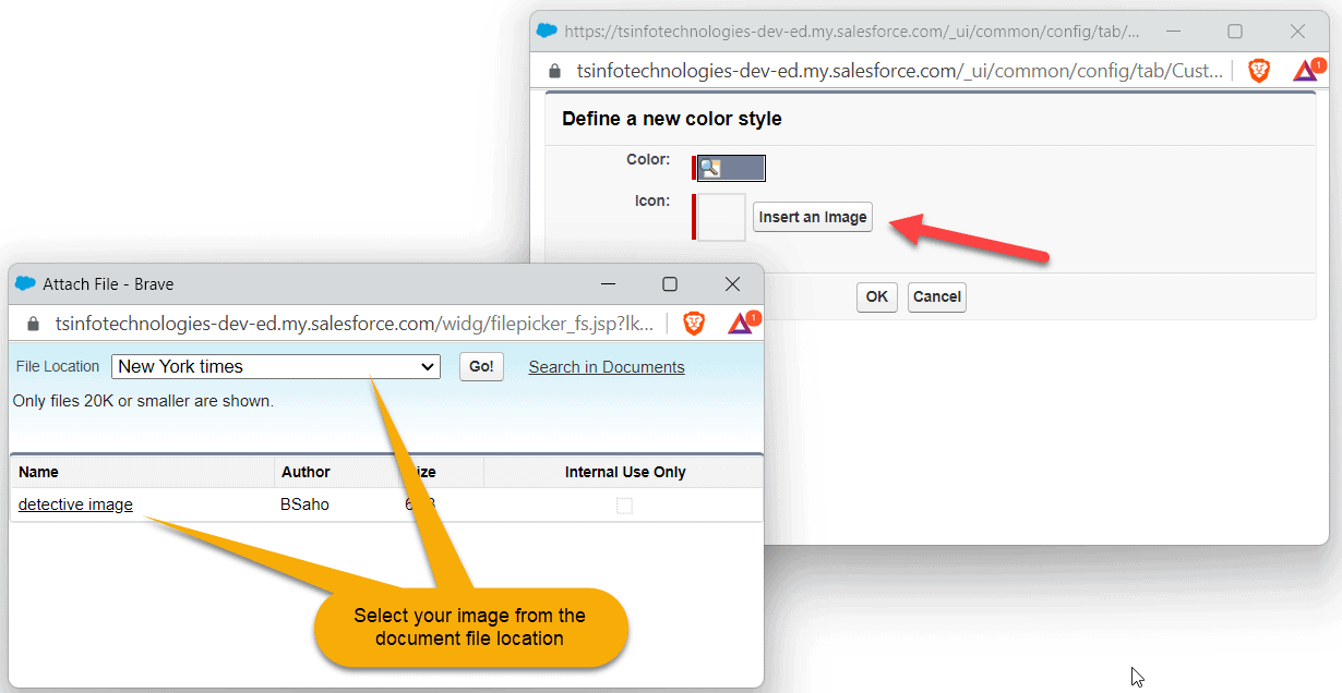 How to Set Tab Style in Salesforce Change Object Icon in Salesforce