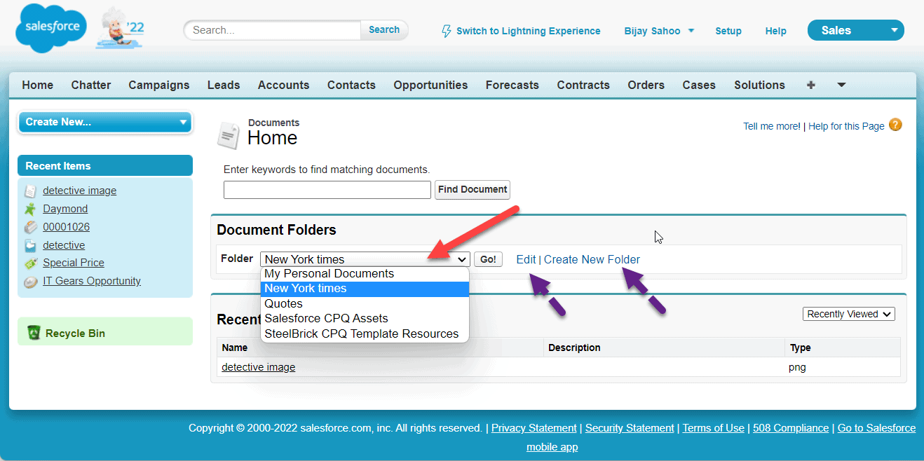 How to Create Document in Salesforce SalesForce FAQs