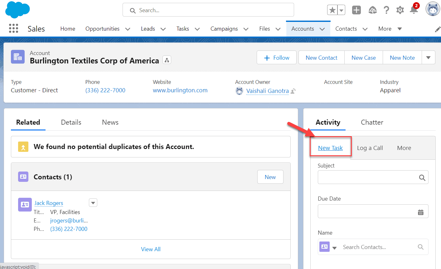 How to Create a Task in Salesforce SalesForce FAQs