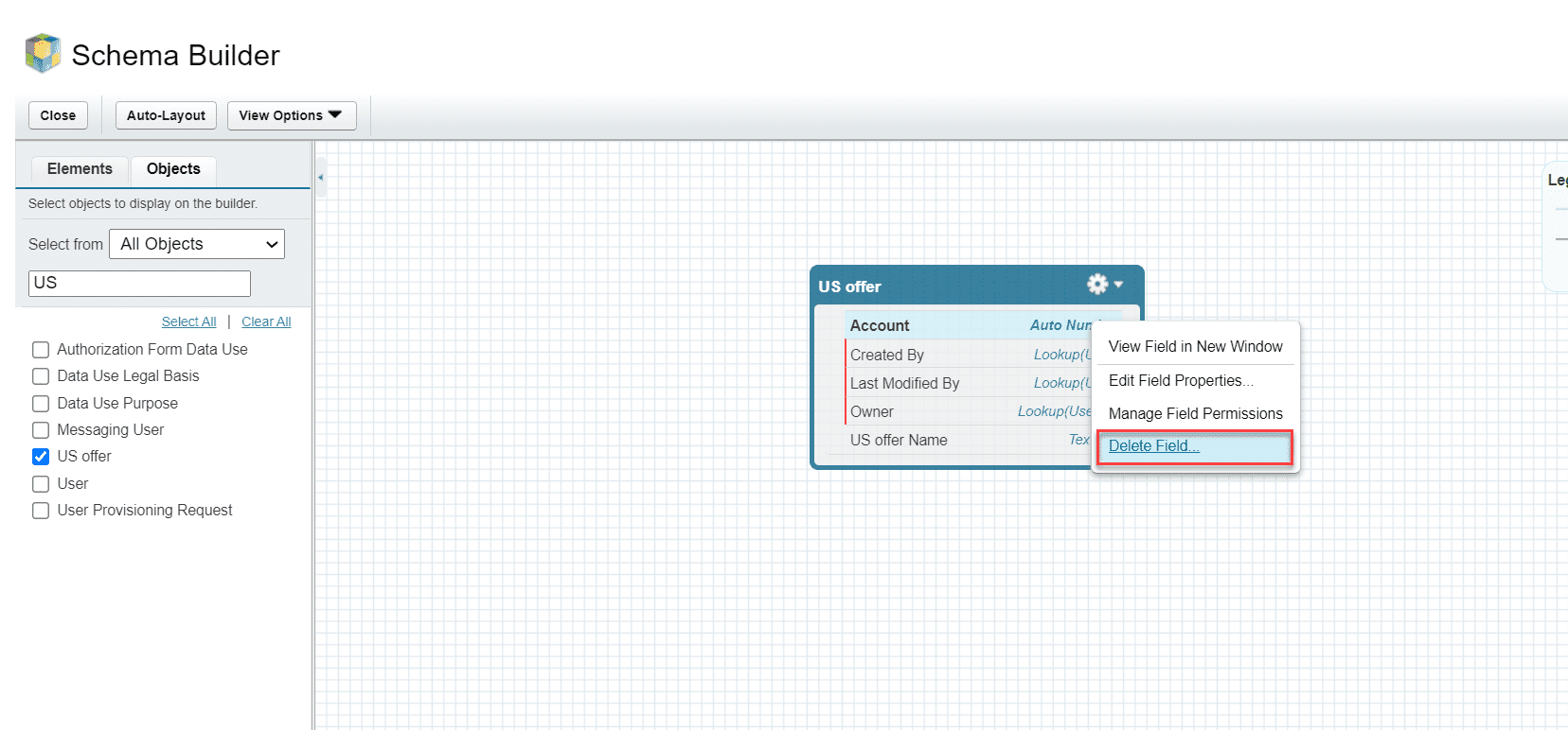 Schema Builder in Salesforce SalesForce FAQs