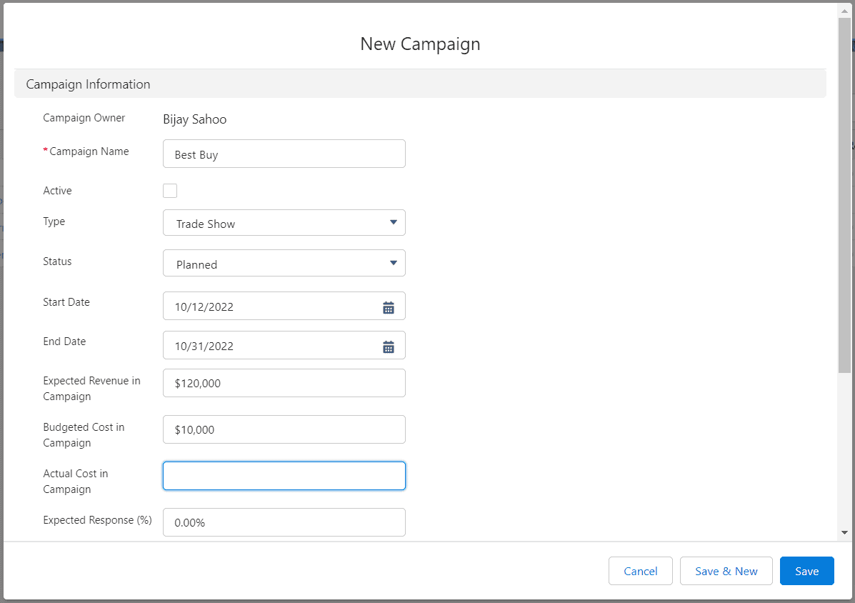 How to Create a Campaign in Salesforce SalesForce FAQs