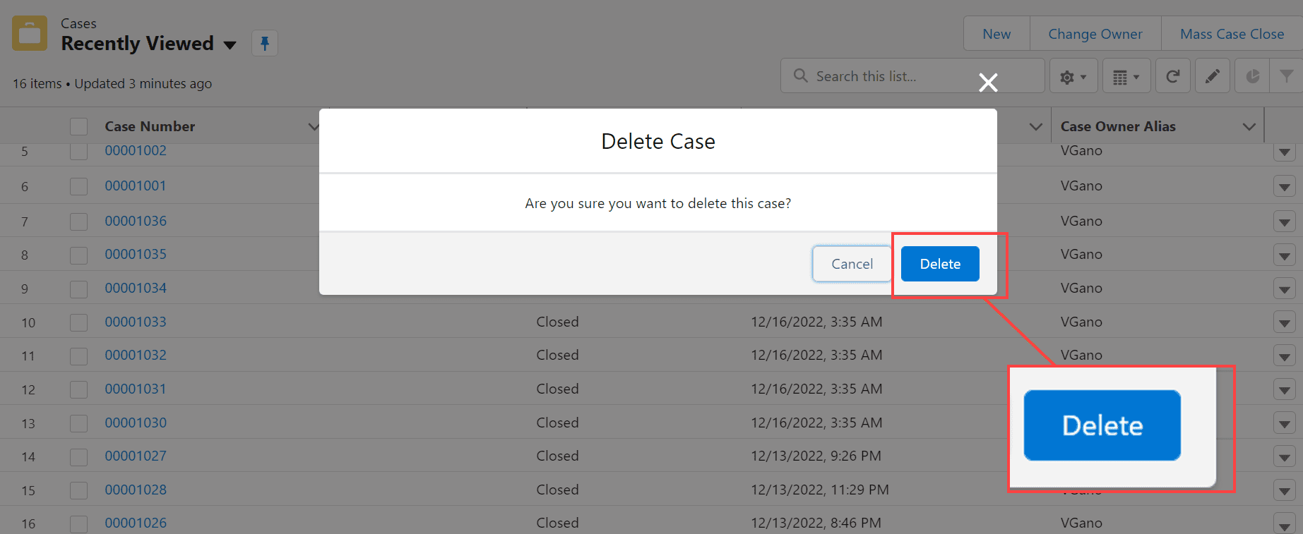How to Delete a Case in Salesforce SalesForce FAQs