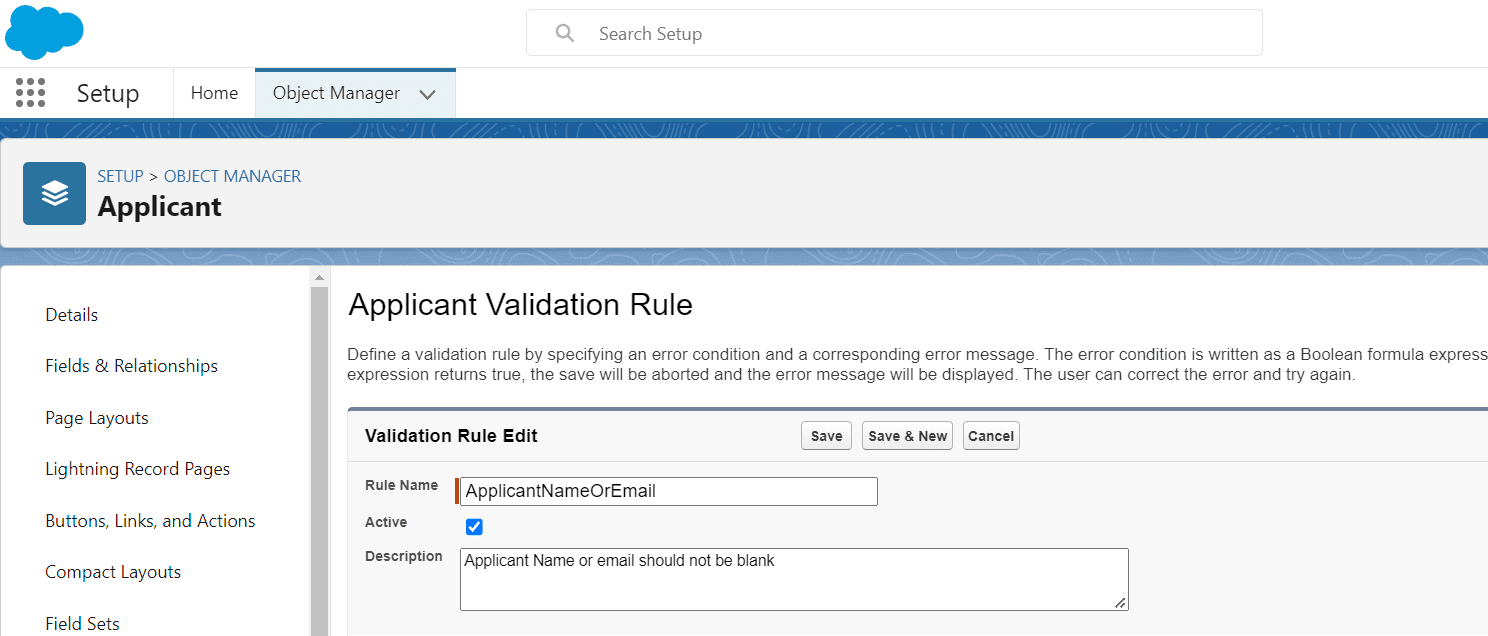 How to use OR operator in Validation Rule in Salesforce SalesForce FAQs