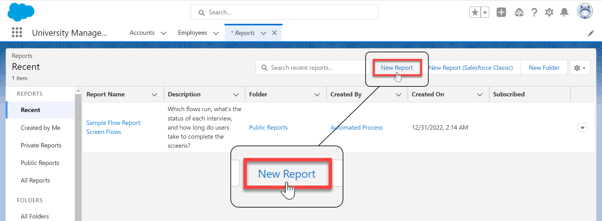 Joined Report Salesforce SalesForce FAQs