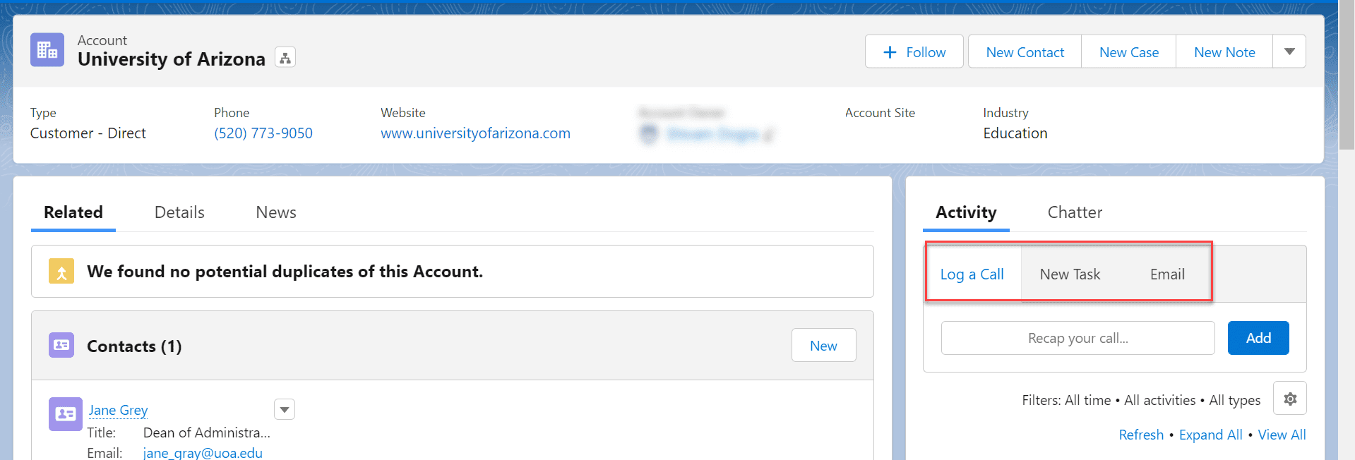 How to remove new event from activity tab in Salesforce lightning