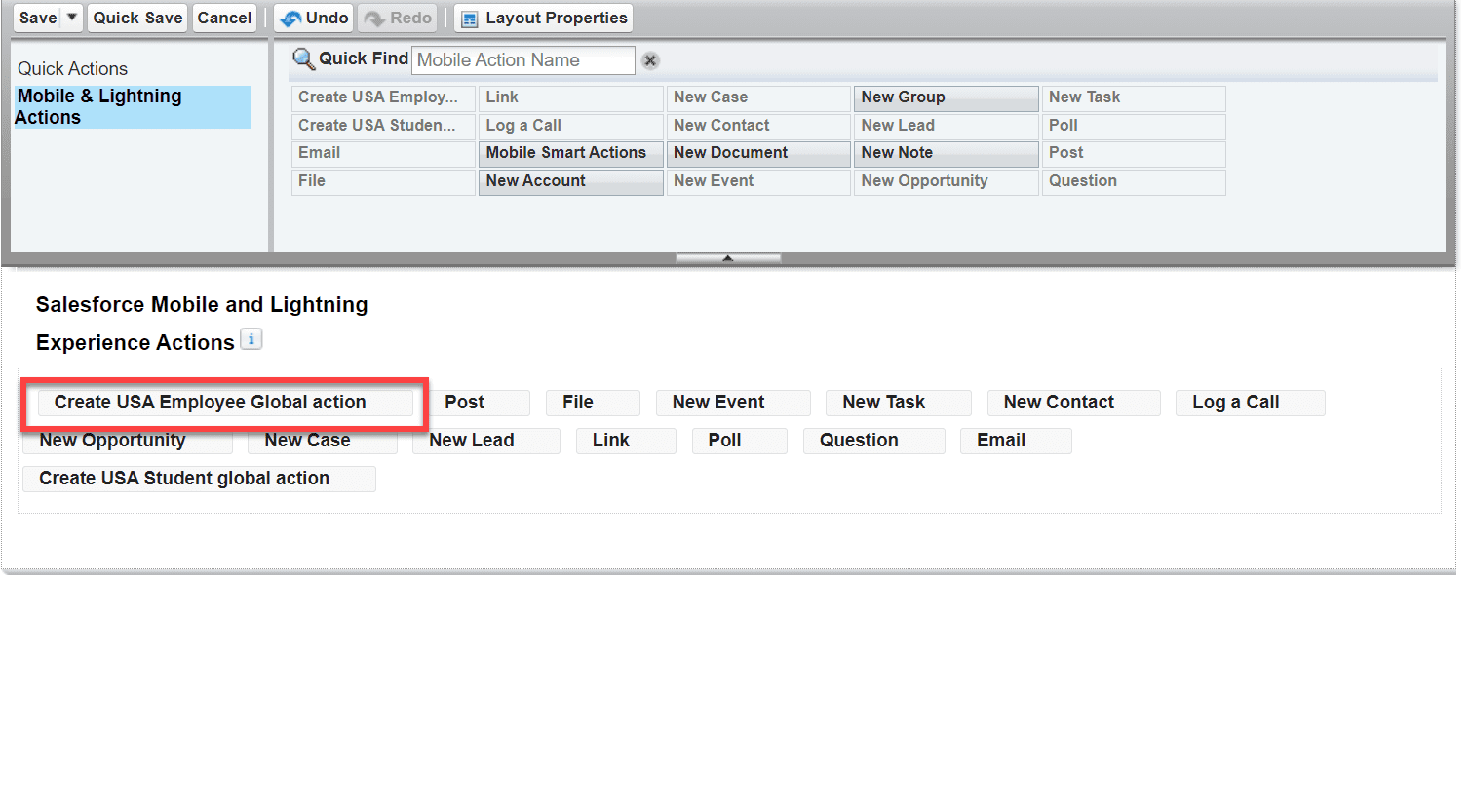 Salesforce Global Actions SalesForce FAQs