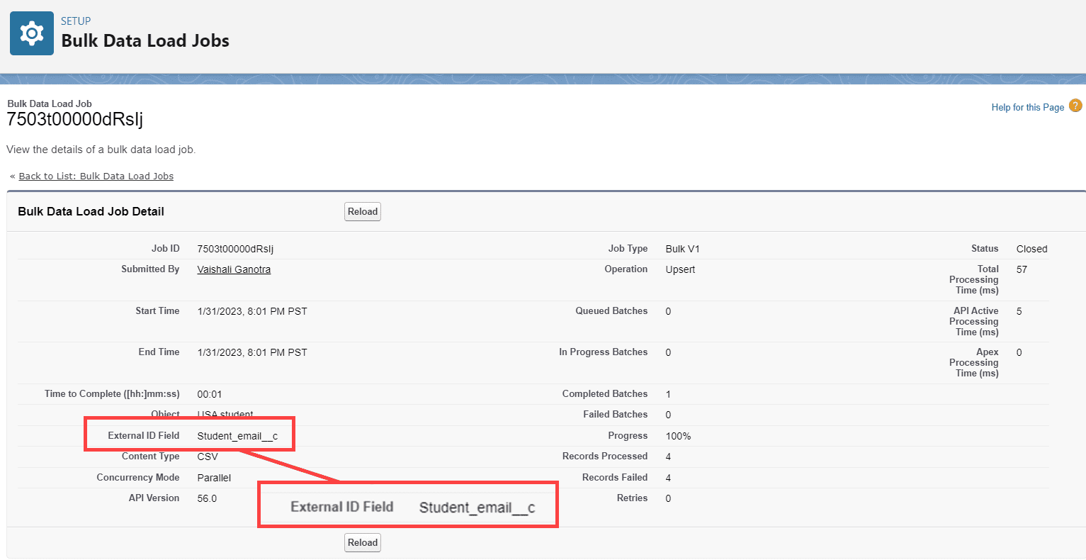 Salesforce Update Records using External ID SalesForce FAQs