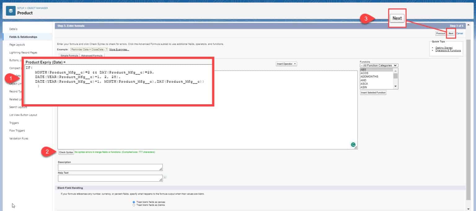 Salesforce Formula Add Year to Date SalesForce FAQs