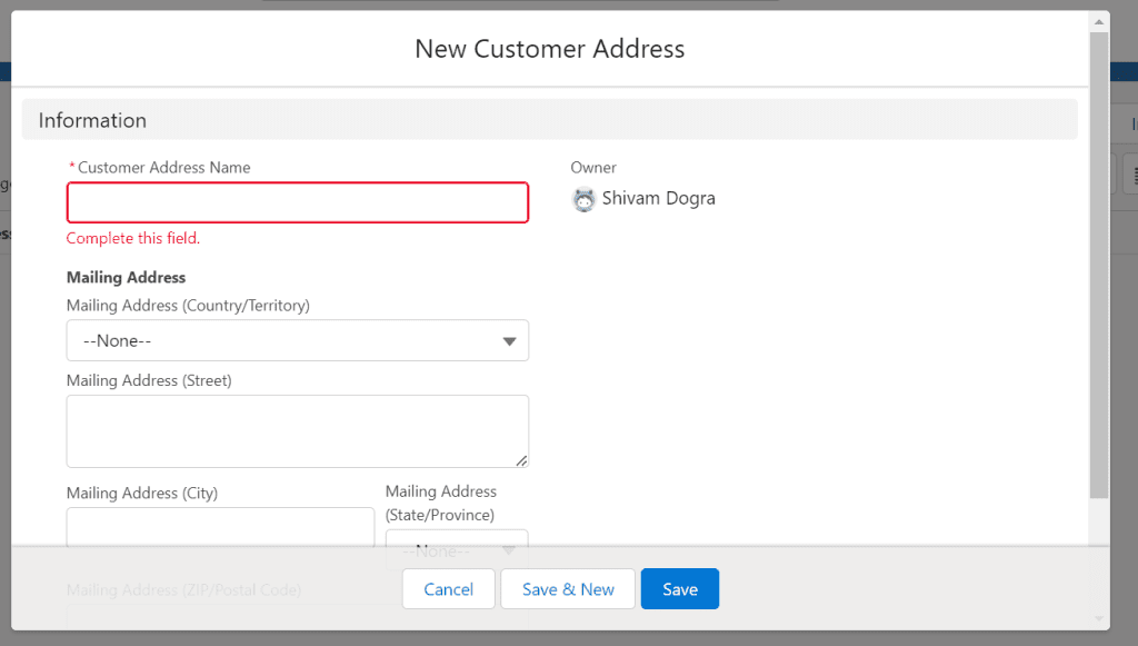 Salesforce Add Address Field to Custom Object SalesForce FAQs