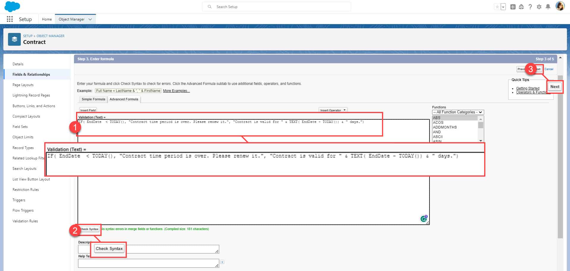Salesforce Formula If Date is Less Than Today SalesForce FAQs
