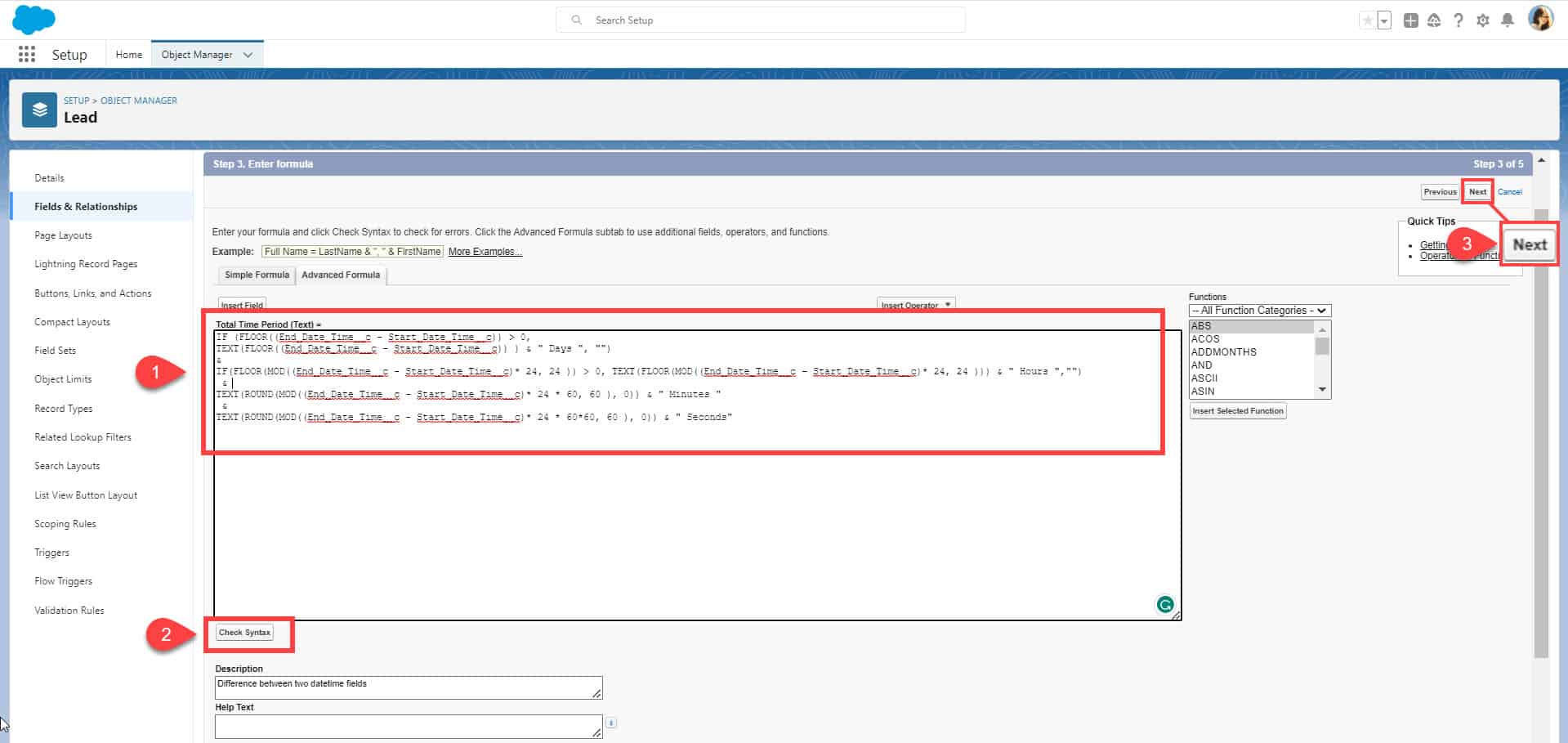 Difference between Two Datetime Fields in Salesforce SalesForce FAQs