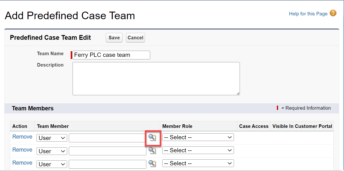 Salesforce Case Teams SalesForce FAQs
