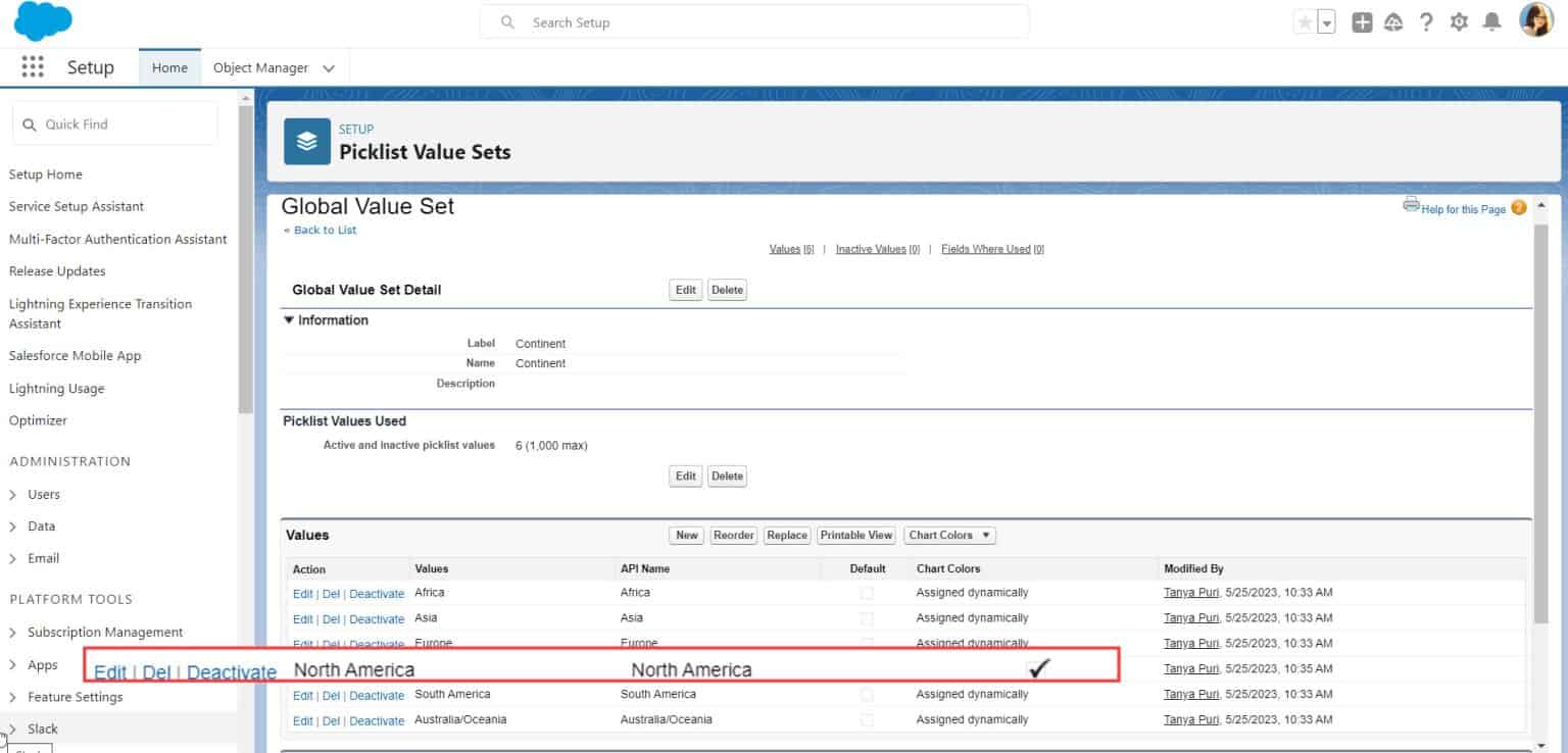How to set default value in Salesforce global picklist SalesForce FAQs