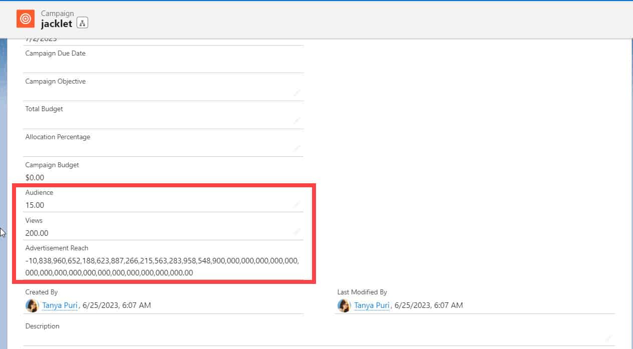 EXP() Function in Salesforce Calculate exponential value in