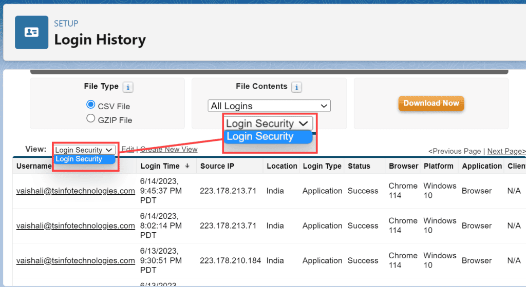 How to Create a Login History List View in Salesforce SalesForce FAQs