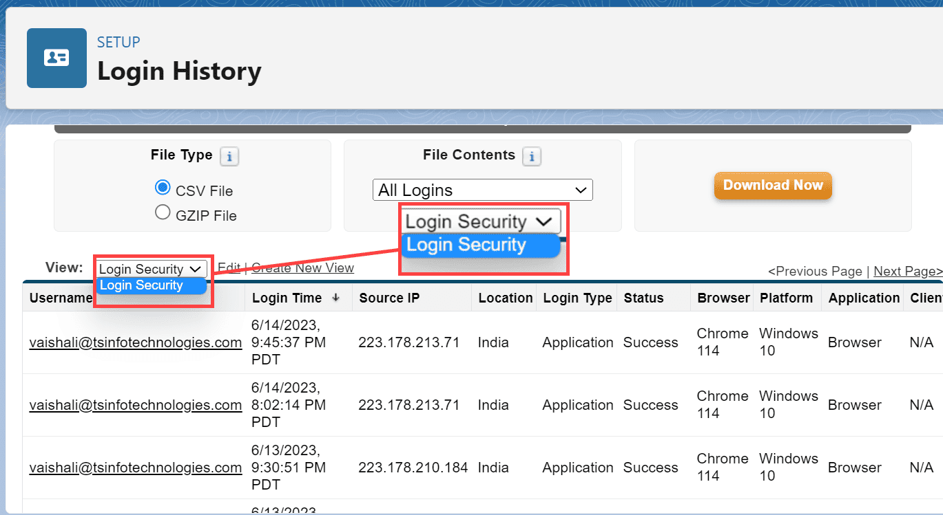 How to Create a Login History List View in Salesforce SalesForce FAQs