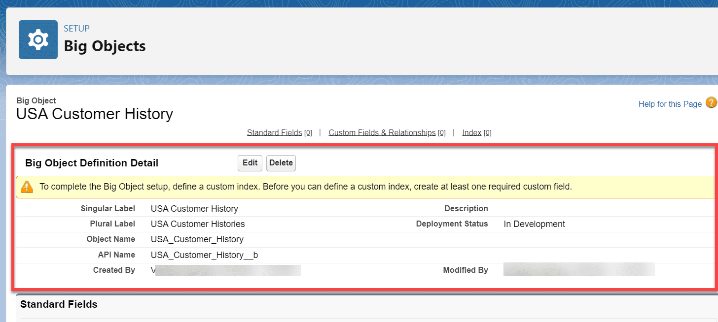 Salesforce Big Object SalesForce FAQs