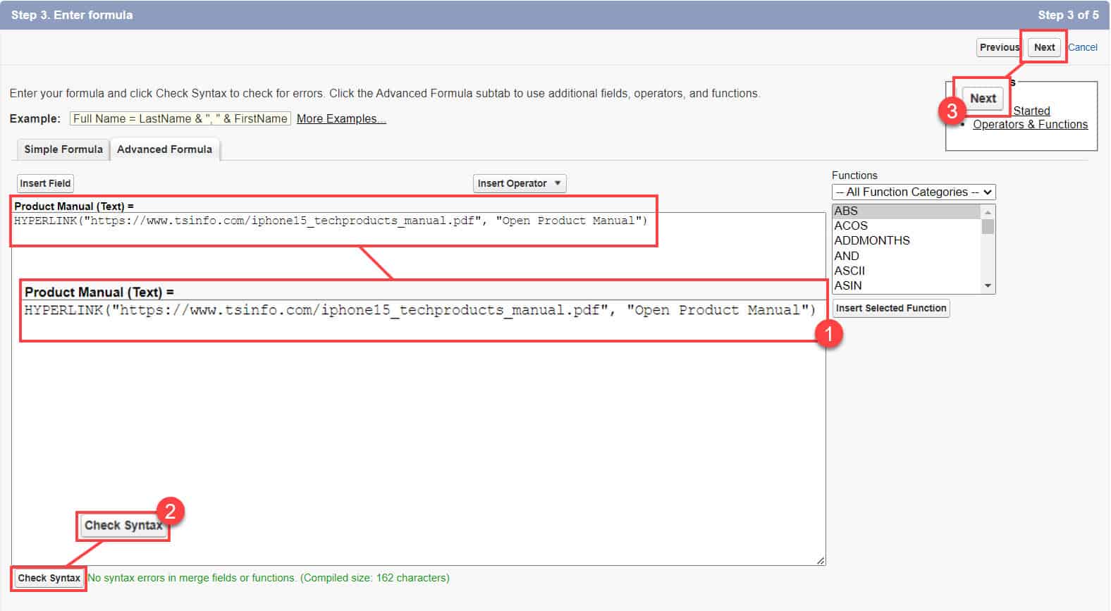 HYPERLINK() Function in Salesforce SalesForce FAQs