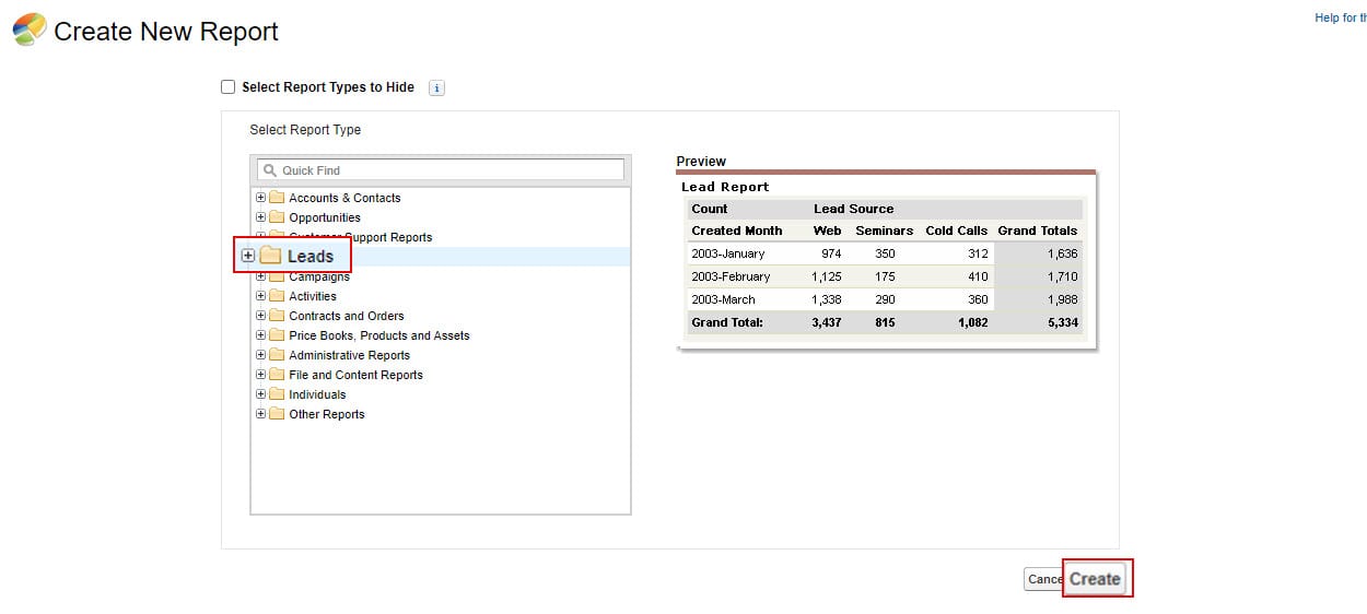 How to Create Matrix Report in Salesforce SalesForce FAQs