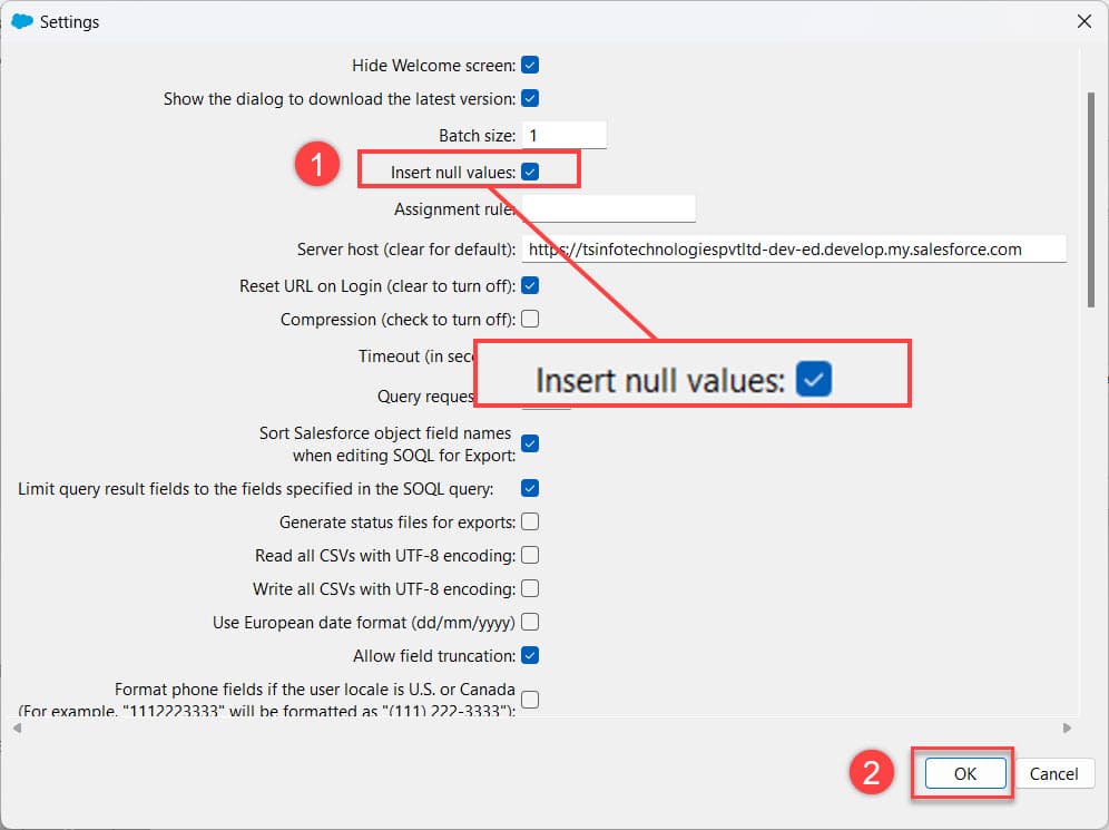 How to Insert Null or Blank Values with the Salesforce Data Loader