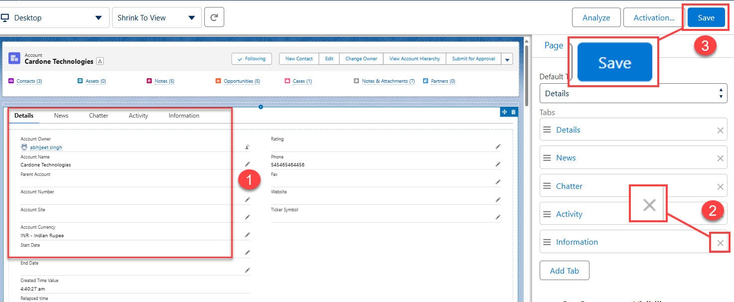 How to Add Tabs on Lightning Record Pages in Salesforce SalesForce FAQs