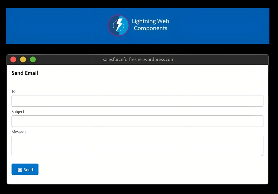 Building a Send Email Component with Lightning  Components (LWC