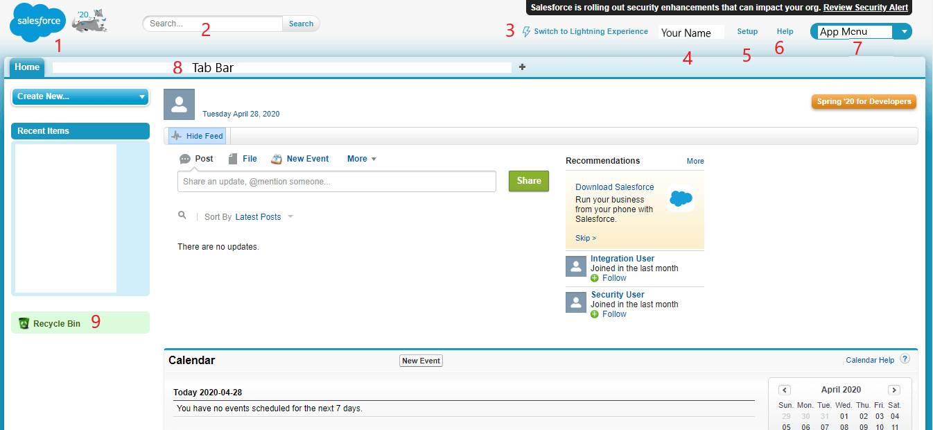 Getting familiar with Salesforce Login Page and Org. and Login Page