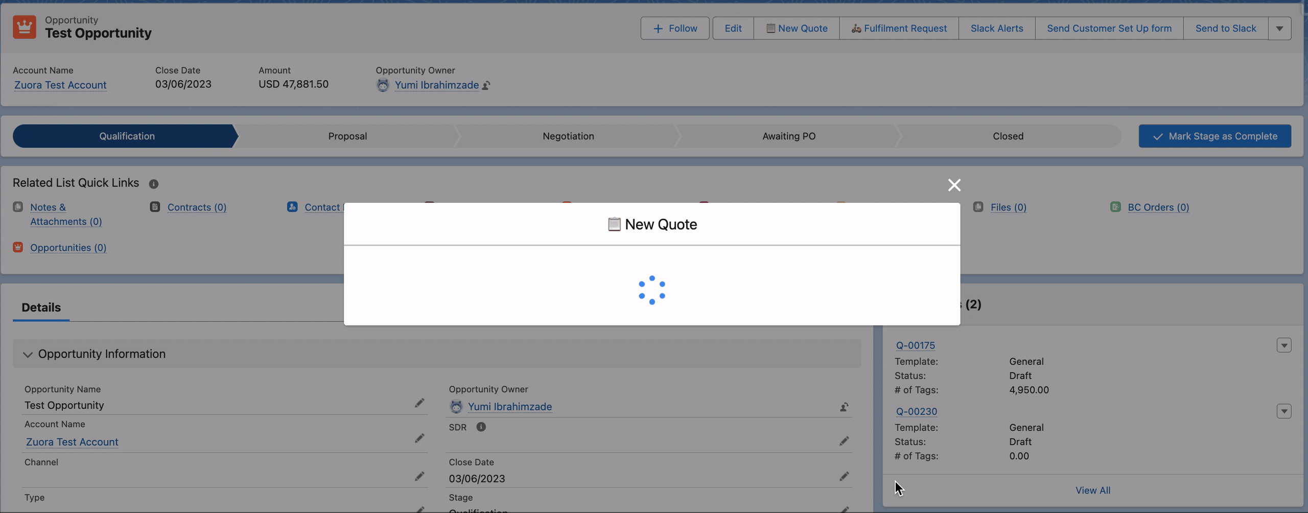 Automatically Navigate to Quote Line Editor After Creating Quote in CPQ