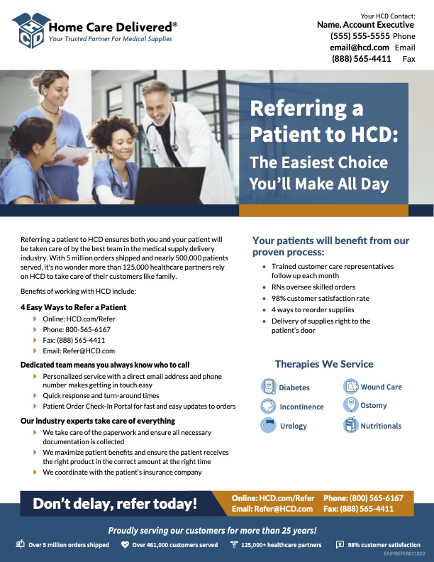 Referring a Patient to HCD