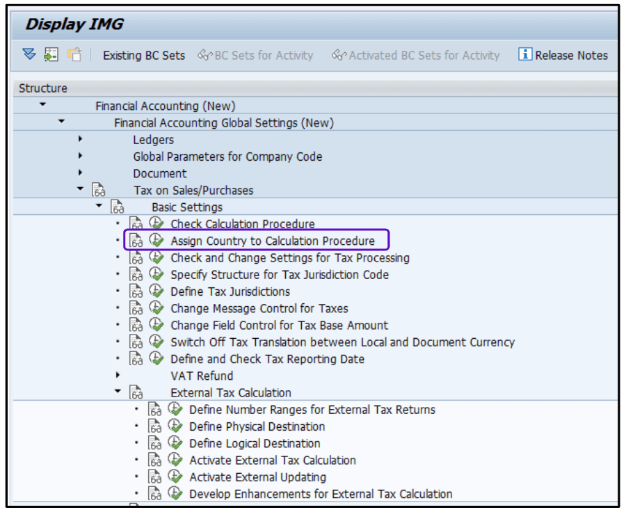 How to configure External Tax Determination in SAP Help Center