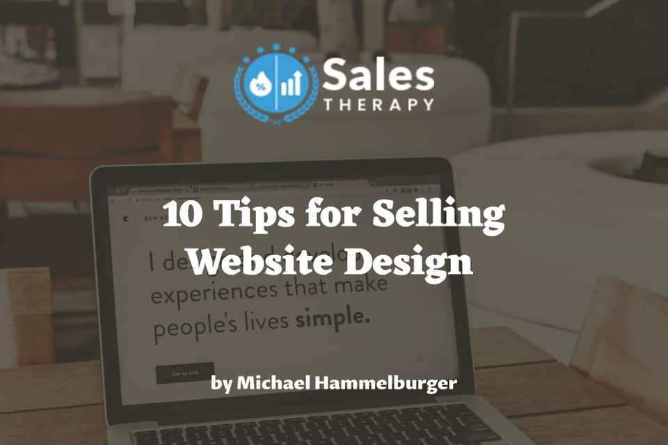 How to Sell Website Design Sales Therapy
