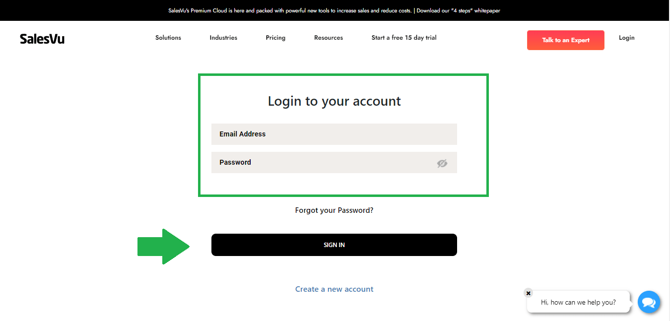 Square Terminal Set Up SalesVu