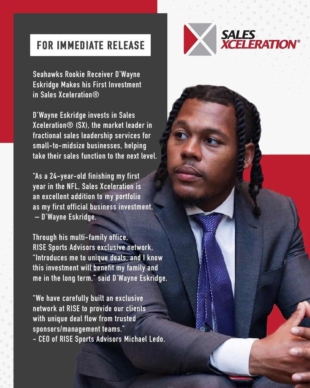 Two of RISE Sports Advisors Clients Invest in Sales Xceleration® Sales Xceleration