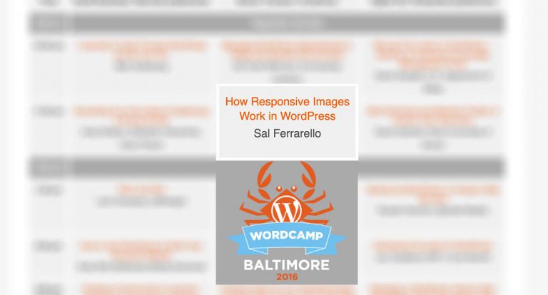 WordPress Responsive Images Sal Ferrarello