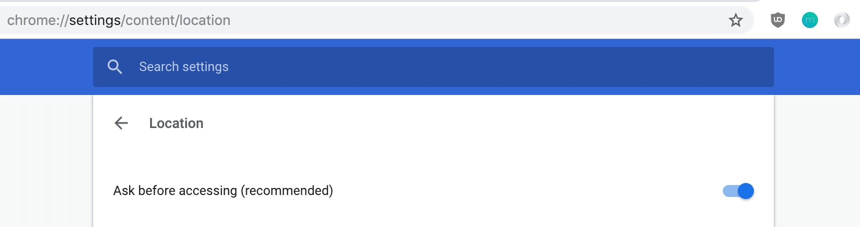 Chrome Prevent Know Your Location Popup Sal Ferrarello