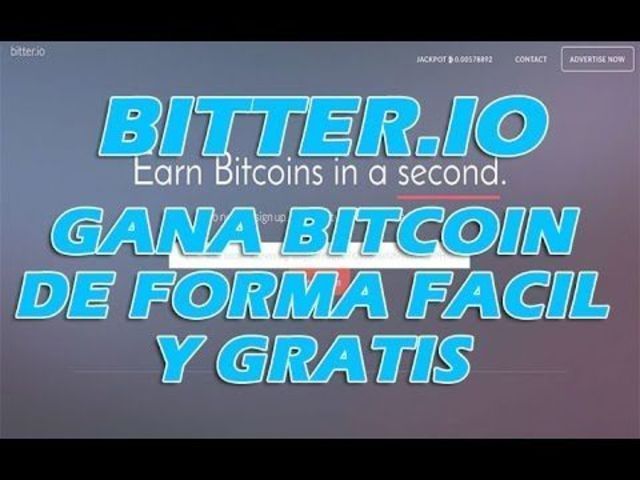 Bitter.io⏩ Faucet con extensión de google para ganar