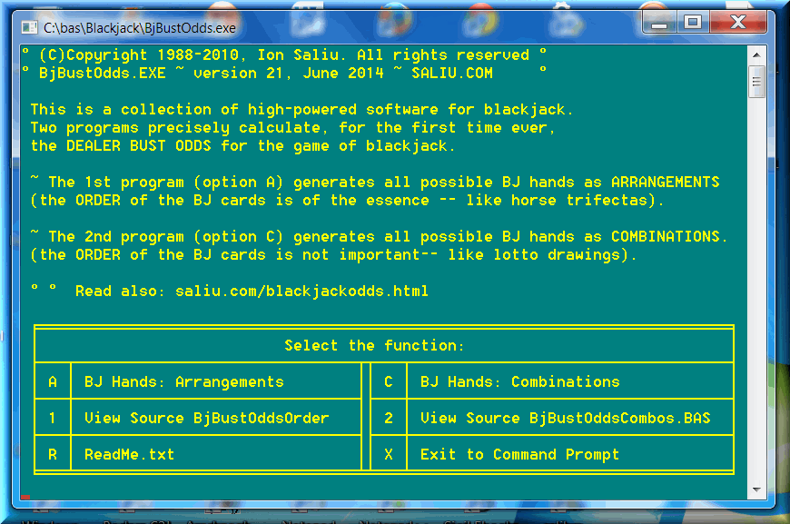 Blackjack Odds Software to Calculate House Edge, Advantage