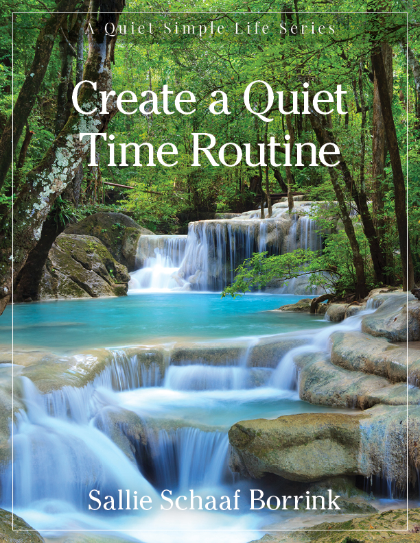 Create a Quiet Time Routine Sallie Borrink