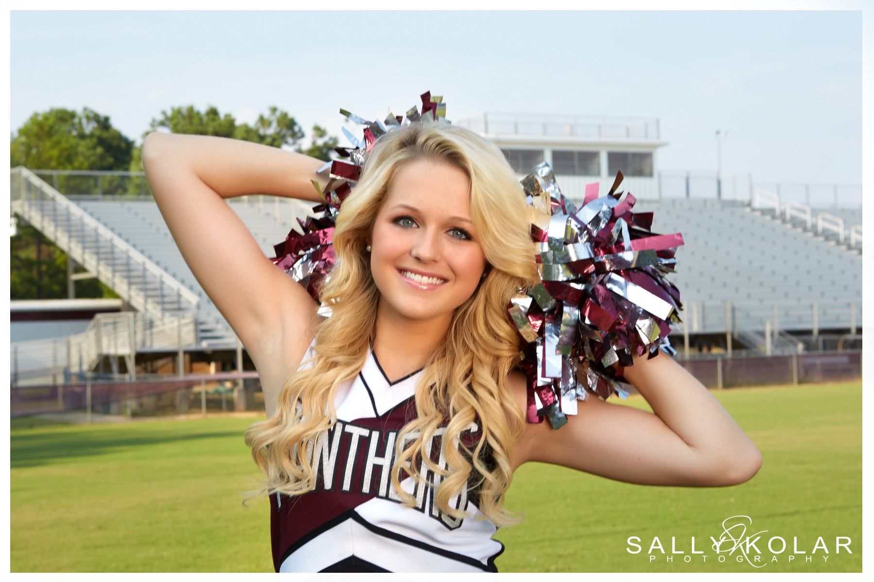 Lakeside High School Junior Cheerleaders and Football players Sally